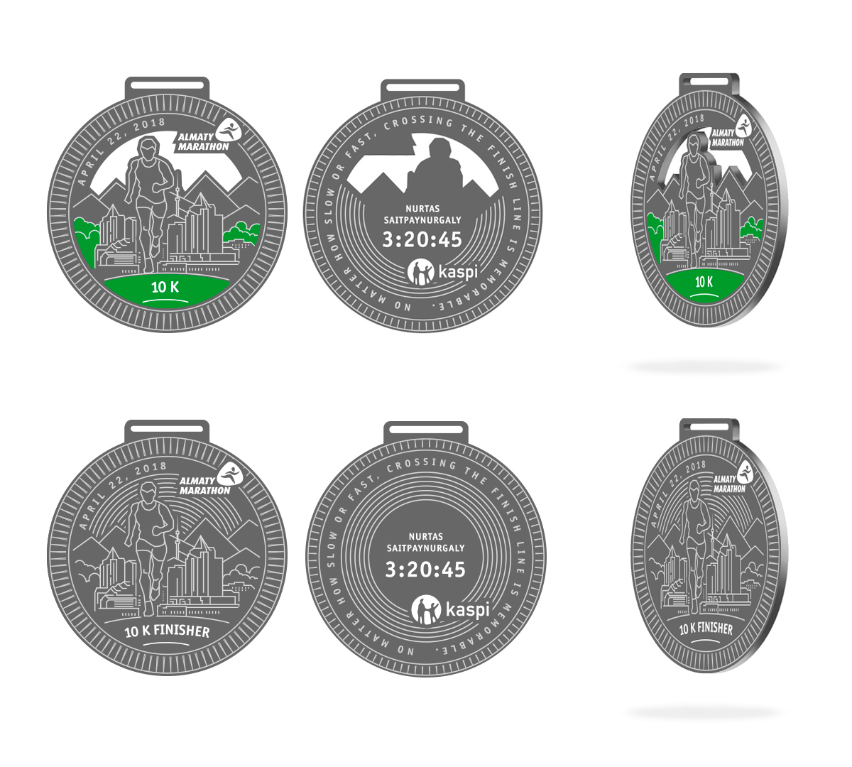 Almaty marathon 2018 Begonia design studio