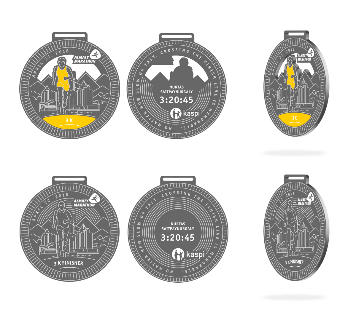 Almaty marathon 2018 Begonia design studio